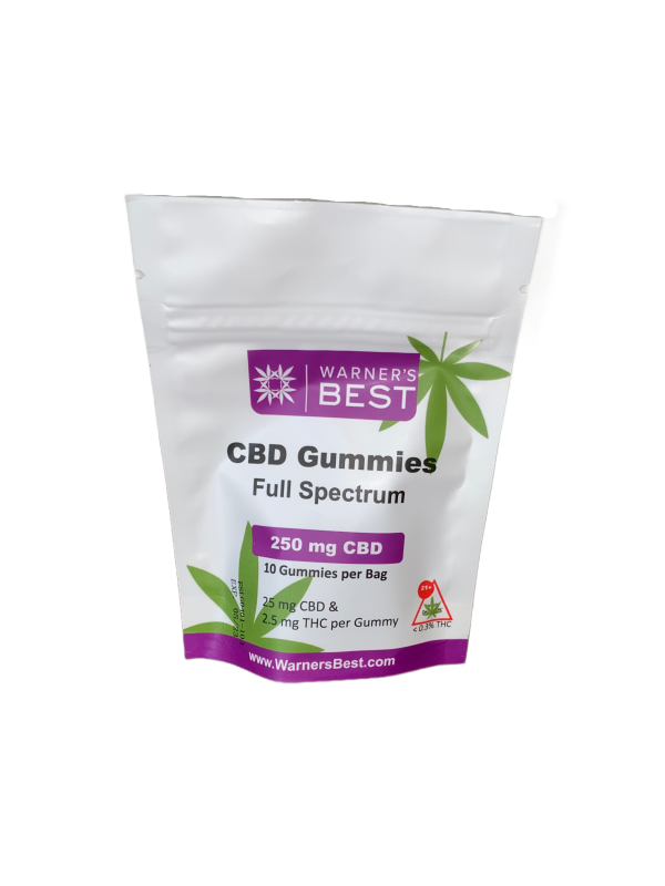Full Spectrum CBD gummies | 25mg CBD per gummy